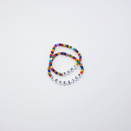 Personalised Seed Bead Name Bracelet